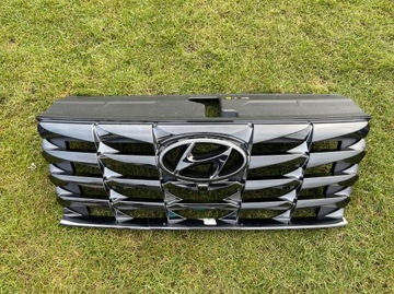 Hyundai tucson 4 iv решётка радиатор решётка решётка радиатора тёмный хром 86391-cz000 фото №1