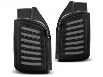 Лампы задние led smoke чёрный vw t5 04.03-09 / 10-15 фото №1