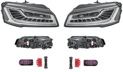 Фара лампа audi a8 d4 4f 13-17 led hella l+p фото №1