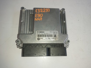 Модуль компьютер блок управления двигателя bmw e90 n47 фото №1