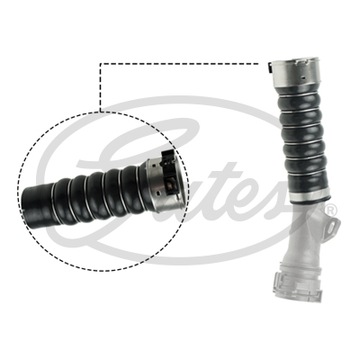 Gates 09-0084 шланг повітря наддувний фото №1