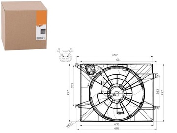 Wentulator радіатор nrf 252313k460 253504r280 253 фото №1
