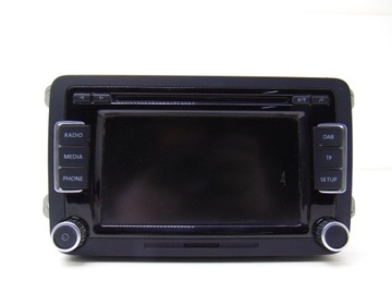 Радіо cd blaupunkt vw tiguan i 5n passat cc passat b7 golf vi 3c8035195a фото №1