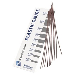 Полосы контрольное вкладышей вала 10 штук kolbenschmidt 120000417001 фото №1