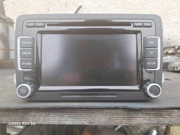 Vw golf vi 5k1 passat cc радио навигация 3c8035195 фото №1