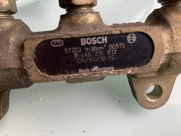 Планка впрыскивающий fiat stilo 1.9 jtd 0445214012 фото №1