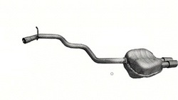Глушитель конечный skoda superb ii poj.1,8 tsi 08-15r. фото №1