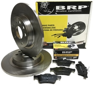 Диски гальмівні + гальмівні колодки зад opel vectra c signum saab 9-3 93 kpl фото №1