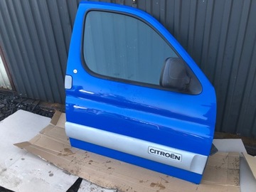 Двері праві przednoe citroen berlingo i рестайлінг 2002-2008 комплектні перед фото №1