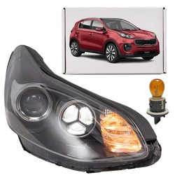 Kia sportage iv ql 2016-2018 передний рестайлинг лампа передняя правая led 92102f1010 фото №1