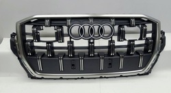 Решітка радіатора нове q7 4m 2024r базовий хром mat pod радар 4m0853651be фото №1