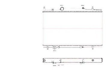 Nrf радіаторів citroen c5 3,0 v6 01- peugeot 607 80 фото №1