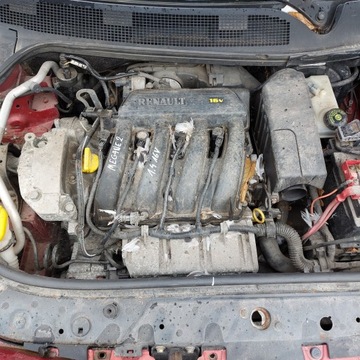 Renault megane 2 ii 1,4b 16v k4j730 двигун стійка фото №1