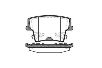 Remsa тормозные колодки тормозные chrysler 300 c 2.7 lx фото №1