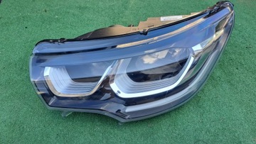 Citroen c4 рестайлінг лампа передня звичайна+ led фото №1