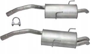 Глушитель peugeot 807 citroen c8 2.0 2.2 конечный фото №1