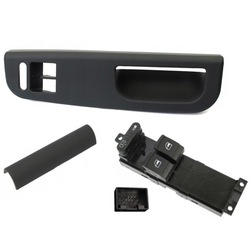 Тримач двері лівий + перемикач golf iv passat b5 фото №1