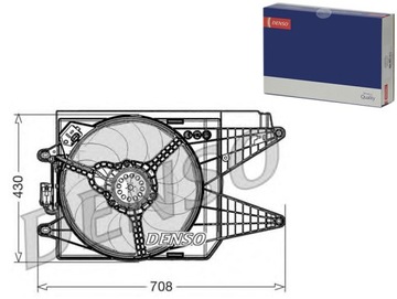 Denso вентилятор радіатор з корпус abarth 500 фото №1
