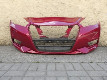 Nissan micra k14 16- бампер переднє фото №1