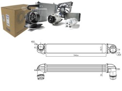 Інтеркулер mini r56 r57 r58 r59 clubman фото №1