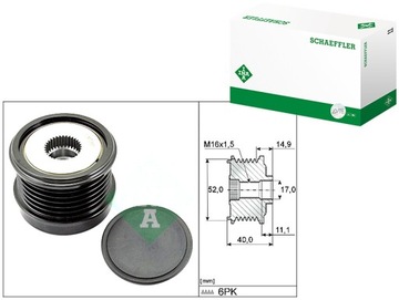 Колесо пасове генератора mercedes c a205 c c204 c c205 c t-model s204 фото №1