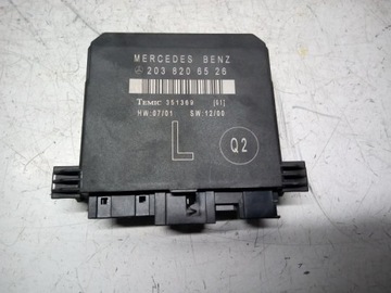 Модуль двері лівий зад mercedes c w203 2038206526 фото №1