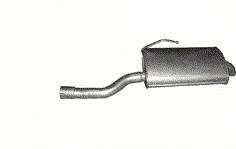 Глушник кінцевий honda accord poj.2,2 дизель 03-08r. фото №1