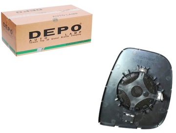 Скло дзеркало le c/p berlingo 13- depo фото №1