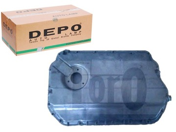 Піддон масляна passat audi a4 2.4-2.8 97- depo фото №1