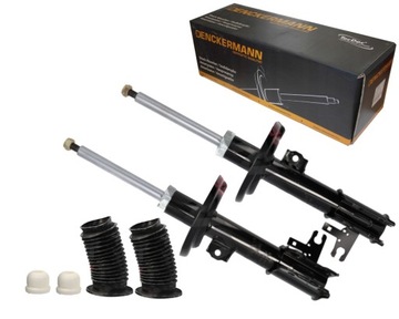 Denckermann 2x амортизатори + захисні накладки i відбійники opel vectra c 2004- signum фото №1