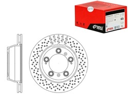 Remsa диски гальмівні 99635240103 99635240104 424 фото №1