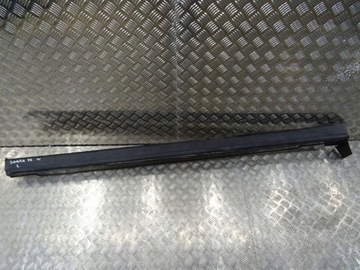 Hyundai santa fe iv планка накладка порогова ліва фото №1