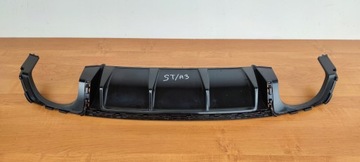 Audi tt ttrs rs спойлер бампера зад накладка sta3 фото №1