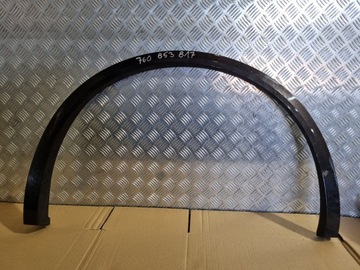 Планка крила зад ліва 760853817 vw touareg iii фото №1