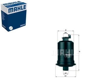 Фільтр пального toyota mahle фото №1