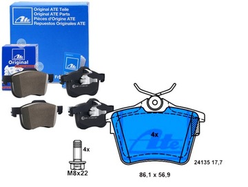 Гальмівні колодки гальмівні peugeot зад 407 607 1,6-3,0 00- a фото №1