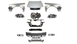 Audi a4 b6 перед капот крыло бампер лампа pas фото №1