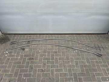 Планка крышная левая peugeot 3008 ii хром демонтаж фото №1