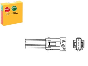 Ngk лямбда-зонд 1618r0 9657632980 фото №1