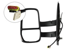 Зеркало iveco daily 14 электрический длинные le подогрев + датчик 7 pin + 4 pin фото №1