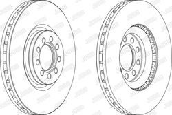 Диски тормозные jurid 569164j фото №1