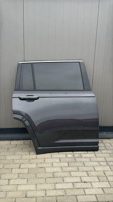 Jeep grand cherokee wl 21- двері зад задні праві комплектні колір pas скло фото №1