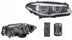 Фара лампа праві bmw 5 f10 f11 13- led hella фото №1
