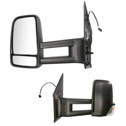 Дзеркало ліві довгі sprinter crafter 2006-17 електричний фото №1