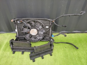 Kia ev6 21- комплект радіатор вентилятор + жалюзі фото №1