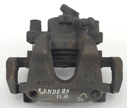 Суппорт тормозной левый перед dacia sandero ii 0.9 фото №1