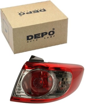 Лампа задня права комбінована hyundai santa fe ii 2.0/2.2/2.4 2005-15 фото №1