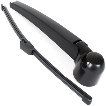 Дворник задняя зад листовая рессора + рычаг дворники do skoda roomster фото №1