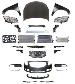 Insignia 08-13 перед капот бампер pas крило фото №1