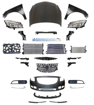 Insignia 08-13 перед капот бампер pas лампа фото №1